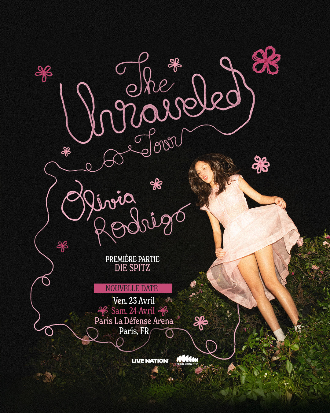 Olivia Rodrigo – Paris La Défense Arena – Nanterre – Vendredi 23 avril 2027 à 20h