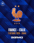 France vs Italie – Stade de France – Saint-Denis – Vendredi 02 octobre 2026 à 20h45
