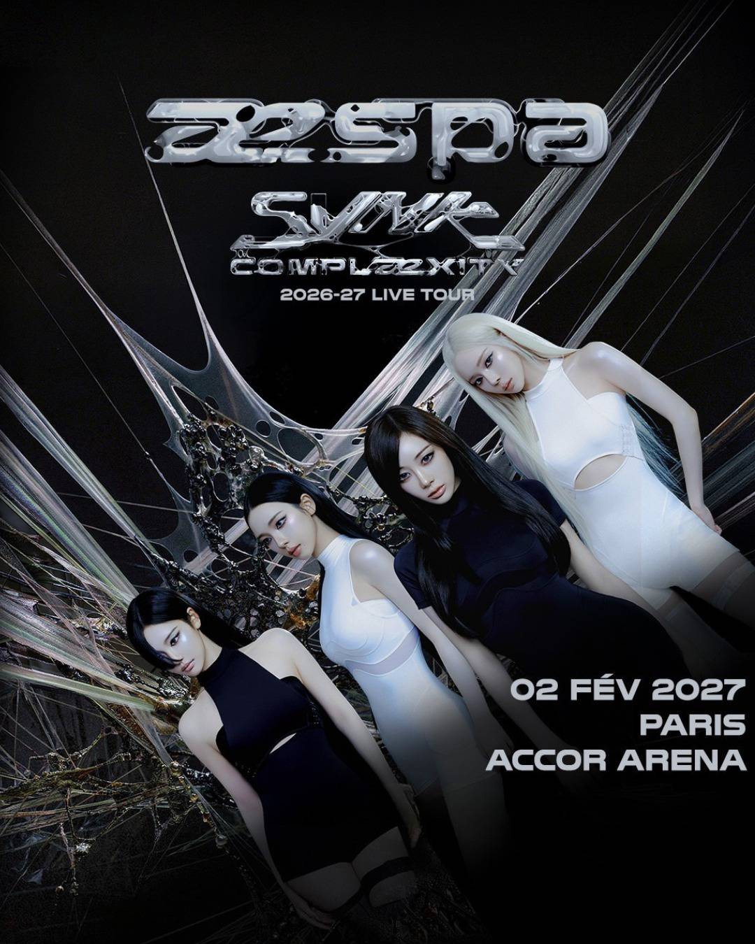 aespa – Accor Arena – Paris – Mardi 02 février 2027 à 20h