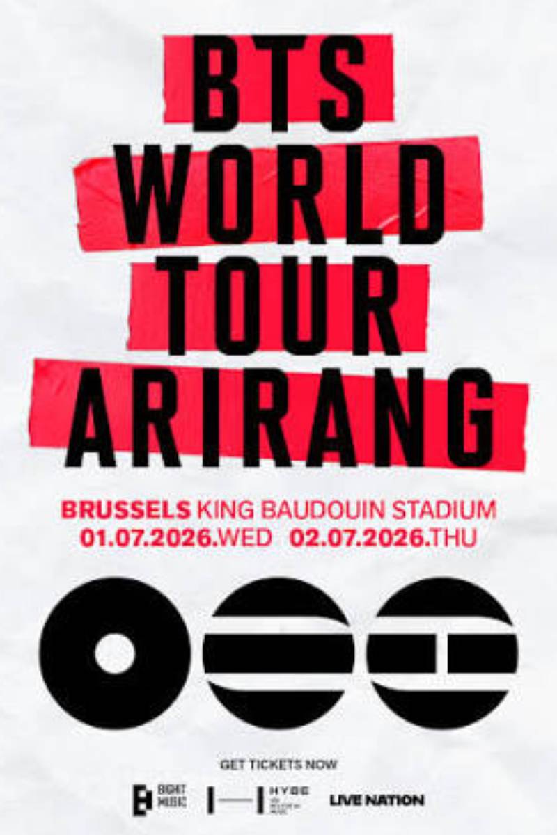 BTS – Stade Roi Baudouin – Bruxelles – Jeudi 02 juillet 2026 à 20h