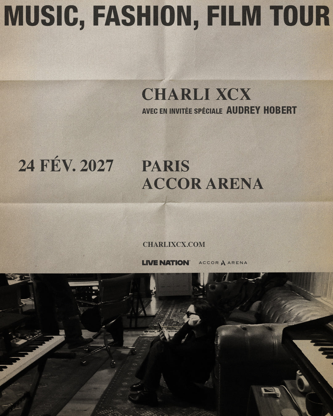 Charli XCX – Accor Arena – Paris – Mercredi 24 février 2027 à 19h30